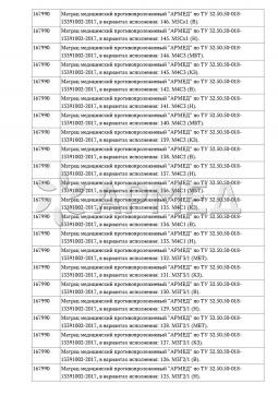 РЗН 2017/6409 (7). Матрац противопролежневый Армед М1П1 (Н)