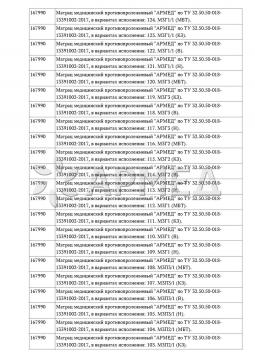 РЗН 2017/6409 (8). Матрац противопролежневый Армед М1П1 (Н)