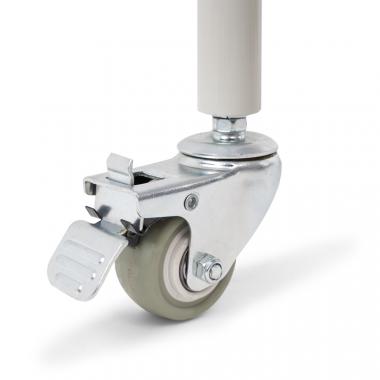 Кресло-туалет для инвалидов Армед FS696. Маневренные колеса