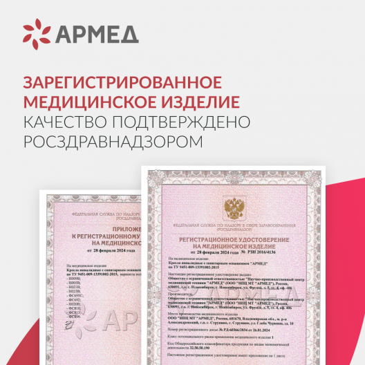 Кресло инвалидное Армед ФС810 11