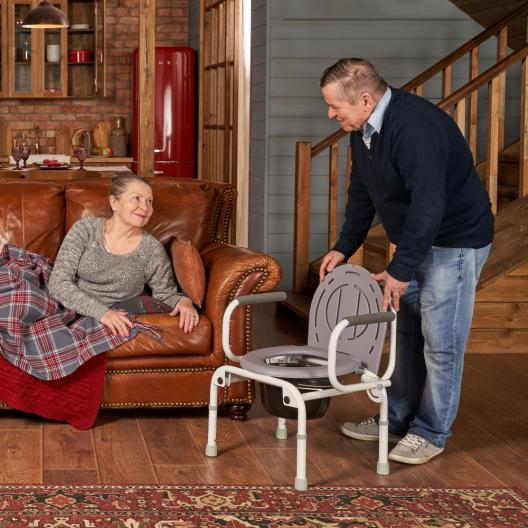 Кресло инвалидное с санитарным оснащением Армед ФС813 17