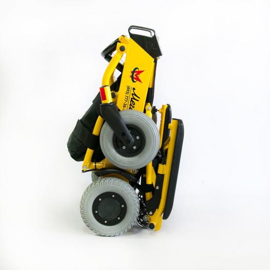 Кресло-коляска c электроприводом для инвалидов с держателем пульта Мега-Оптим FS 127 8