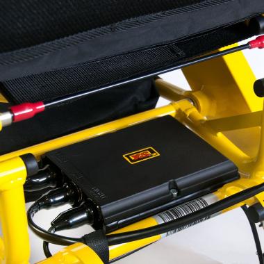 Кресло-коляска c электроприводом и хозяйственным отсеком для инвалидов Мега-Оптим FS127. Современные электроприводы