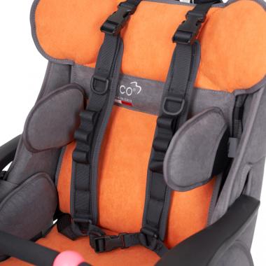 Кресло-коляска для детей с ДЦП Fumagalli Mitico Simple Fuori (без капюшона). Фиксация