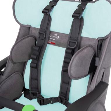 Кресло-коляска для детей с ДЦП Fumagalli Mitico Simple High-low. Фиксация и комфорт