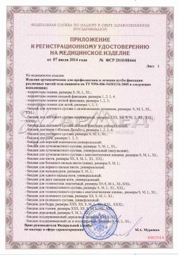 ФСР 2010/08444 (2). Бандаж КОМФ-ОРТ К-906