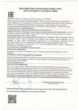 ЕАЭС N RU Д-RU.PA02.В.55787/24 (1). Стойка приборная Армед СПР-2